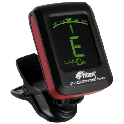 Tiger Chromatic Guitar Tuner - Easy to Use Clip-on Tuner