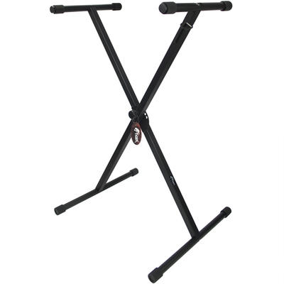 Tiger Keyboard Stand - X-Frame Height Adjustable Single Braced Stand