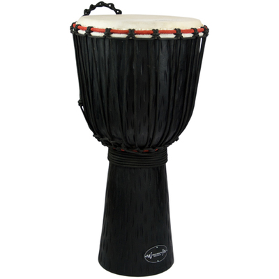 World Rhythm 9 Inch Djembe Drum -Wooden Mahogany African Hand Drum -