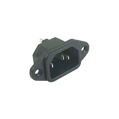 IEC Male Panel Mount Socket