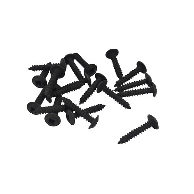 Black Chipboard Screws 20x3.5mm Pack of 20