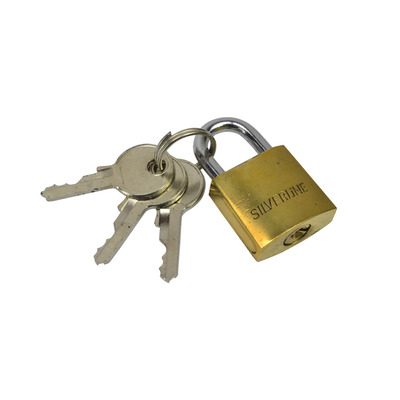 Small Padlock 20mm with 3 Keys