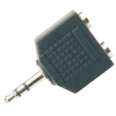 Adaptor 3.5mm Stereo Jack To 2 x 3.5mm Stereo Jack