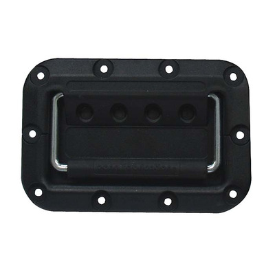 Black Plastic Cabinet Drop Handle