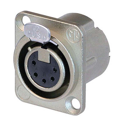 Neutrik 5 Pin Metal Mounting XLR Connector-Female