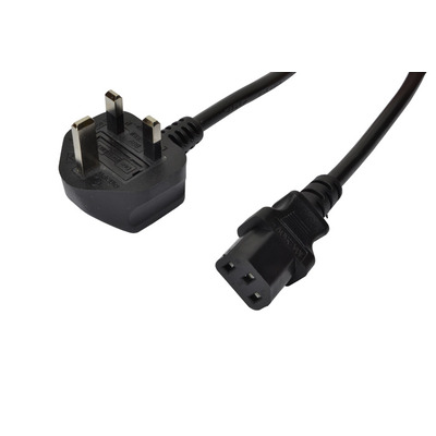 Mains Lead IEC Female to 13 Amp Plug