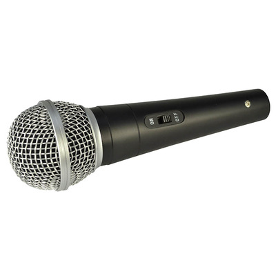 Dynamic Vocal Microphone, Metal Body With Cable