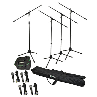 Complete Dynamic Microphone Set