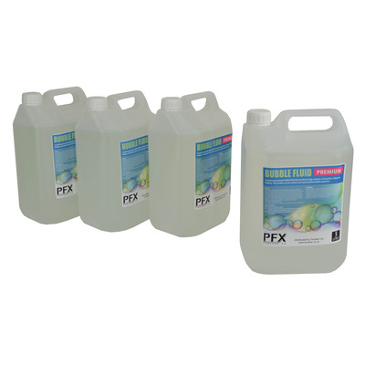 Premium Quality Bubble Liquid 4 x 5L for Professional Use by PFX