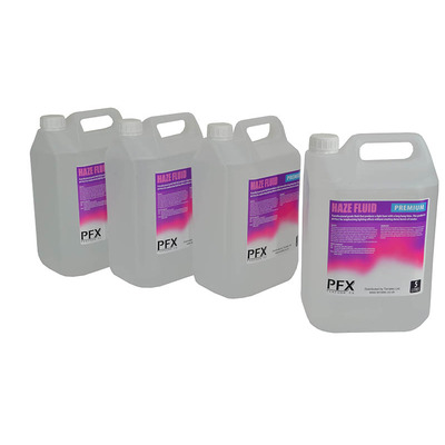 Professional High Quality Water Based Haze Fluid 4 x 5L by PFX