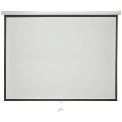 Manual Projector Screen 86" 4:3 Ratio