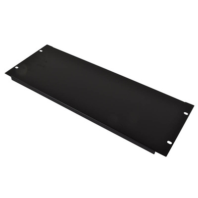 5 U 19" Blank Rack Panel With Black Finish