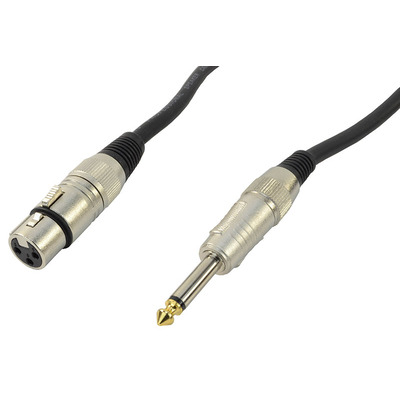 Speaker Lead XLR Female To 1/4 inch Jack Plug 6m