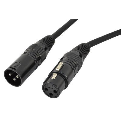 3 Pin XLR To XLR DMX Lead 6M