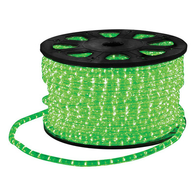 LED Ropelight with Wiring Accessories 90m Green