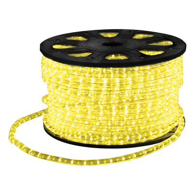 LED Ropelight with Wiring Accessories 90m Yellow