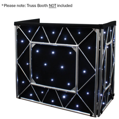 Truss Booth LED Starcloth Cool White