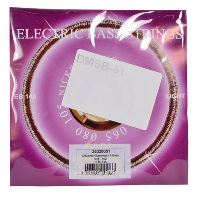 Dimavery Guitar Strings for Electric Bass, 045-100