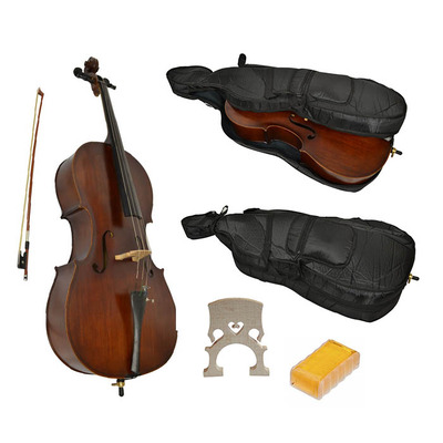 Student Cello 3/4 Size with Case & Accessories by Sotendo