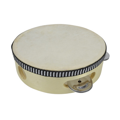 Wooden Tambourine 6" with Head