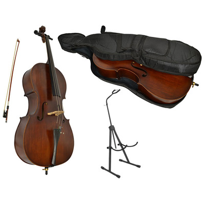 Sotendo Full Size Student Cello Set with Stand