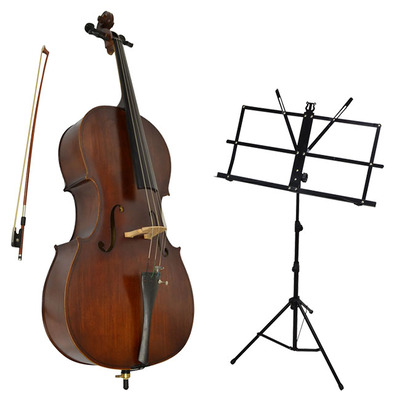 Sotendo 1/4 Size Student Cello with Music Stand