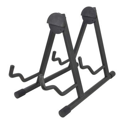 Double Guitar Stand for Acoustic and Electric Guitars Fold Design