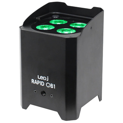 Rapid RGBW IP LED Uplighter Black