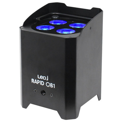 Rapid RGBA LED Uplighter Black