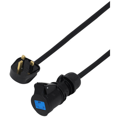 13A Plug to 16A Female Power Cable 1m