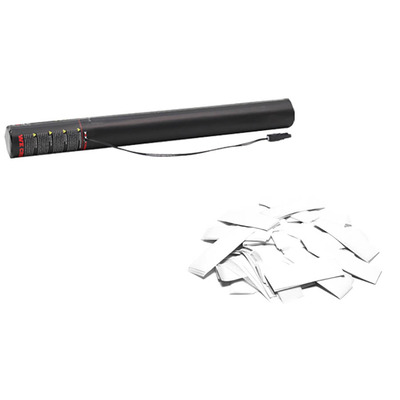 Electric Confetti Cannon 50cm White