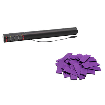 Electric Confetti Cannon 50cm Purple