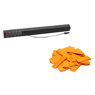 Electric Confetti Cannon 50cm Orange