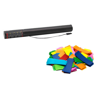 Electric Confetti Cannon 50cm Multi Coloured