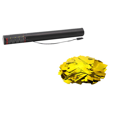 Electric Confetti Cannon 50cm Gold