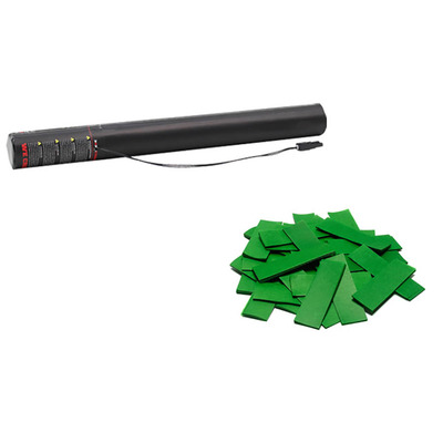 Electric Confetti Cannon 50cm Dark Green