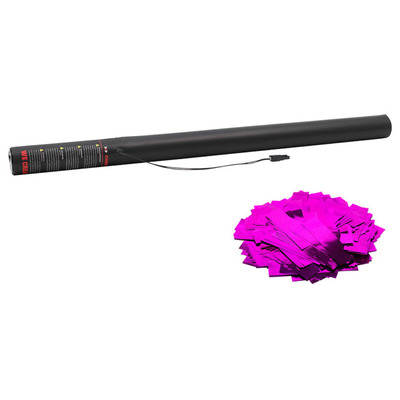 Electric Metallic Confetti Cannon 80cm Pink