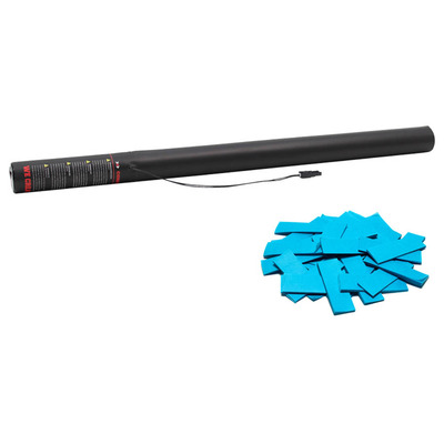 Electric Confetti Cannon 80cm Light Blue