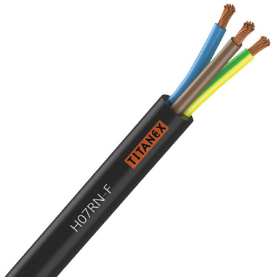 1mm 3 Core Rubber Power Cable 100m H07-RNF by TitanEX