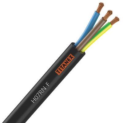 4mm 3 Core Rubber Power Cable 100m H07-RNF by TitanEx