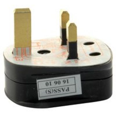 UK Mains Plug with 3A Fuse