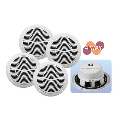 4 Way Bluetooth Ceiling Speaker & Amplifier Kit