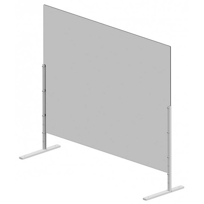 Free Standing/Clamp-On Protective Divider Screen 1000 x 750mm