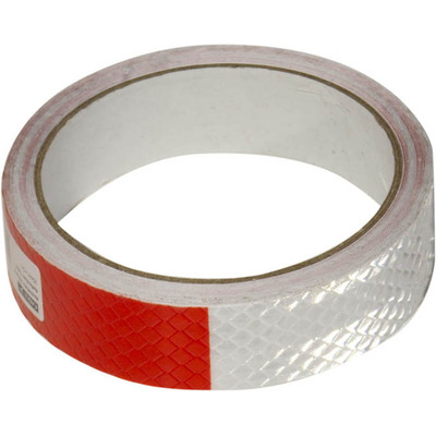 Self Adhesive Reflective Tape 5m - Red/White