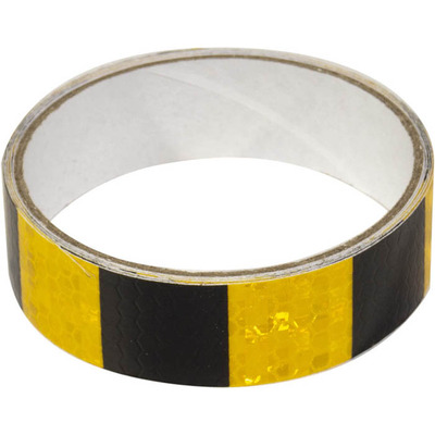 Self Adhesive Reflective Tape 5m - Yellow/Black