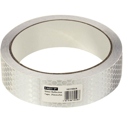 Self Adhesive Reflective Tape 5m - Silver