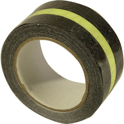 Glow in the Dark Anti Slip Tape 5m - Black with Luminous Strip