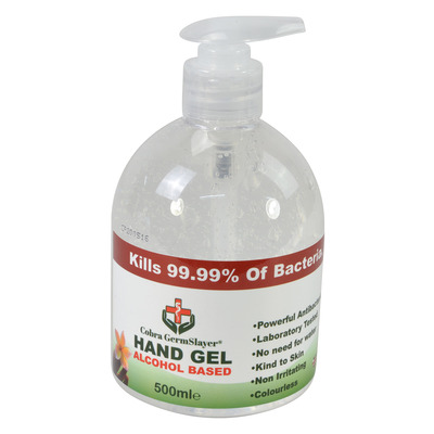 Hand Sanitiser 500ml with Pump Bottle