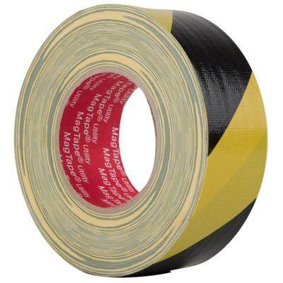 Black/Yellow Hazard Tape Indoor and Outdoor