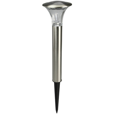 Solar Powered Stainless Steel LED Garden Post Light